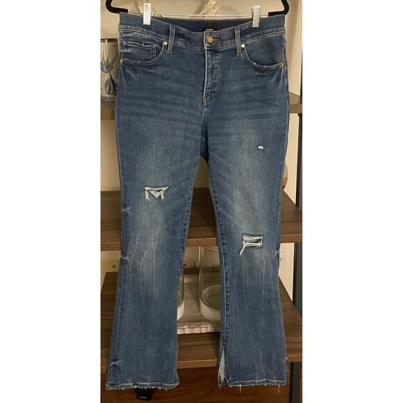 Express Skyscraper Mid-rise Jeans, Size 12 Short - Picture 3 of 15